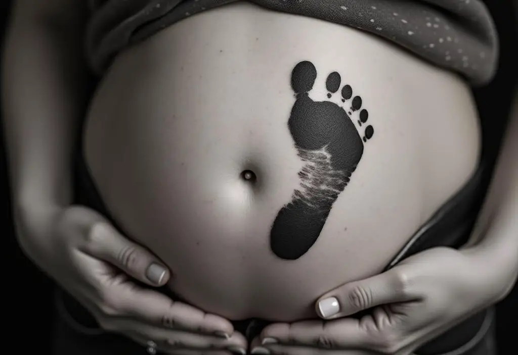 Baby Footprint Tattoo 1