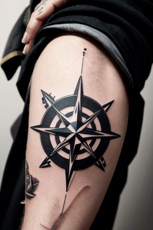 Compass Tattoo 1