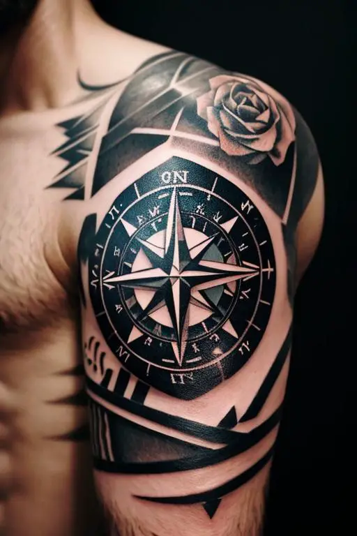 Compass Tattoo 16