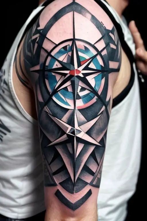 Compass Tattoo 19