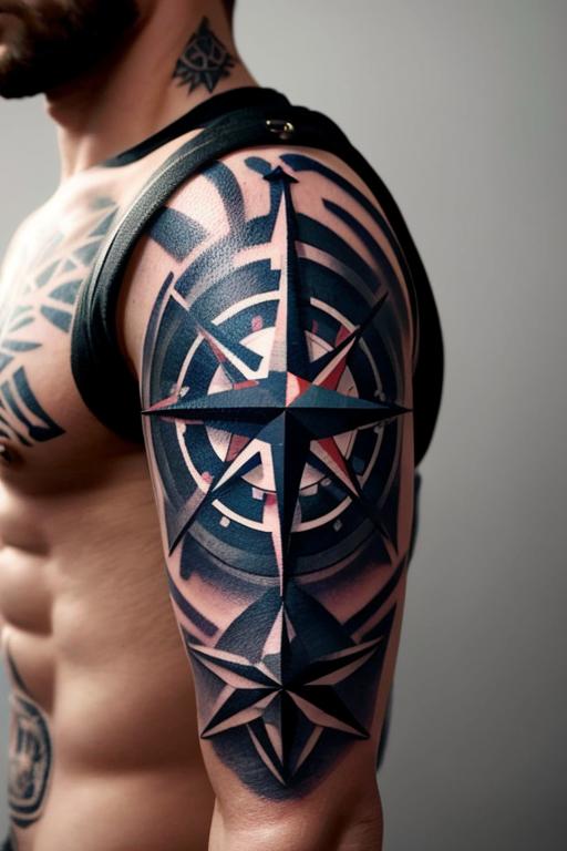 Compass Tattoo 22