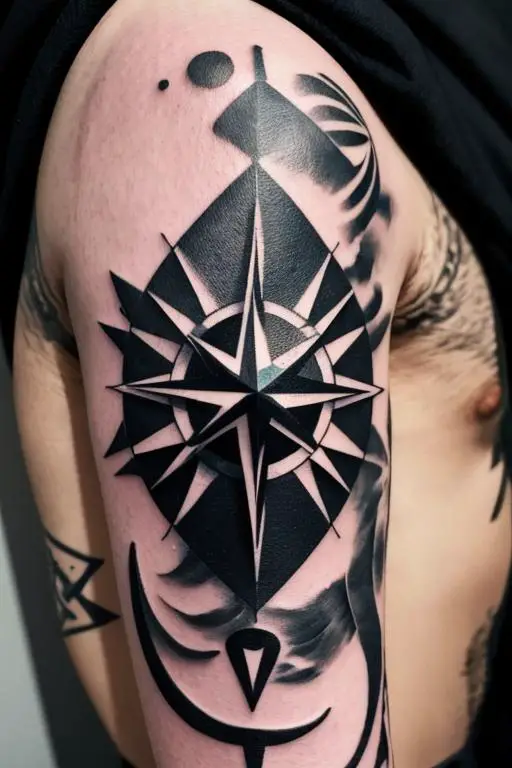 Compass Tattoo 24