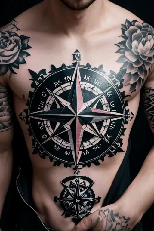 Compass Tattoo 25