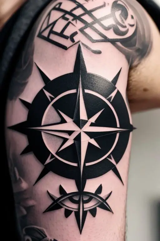 Compass Tattoo 27