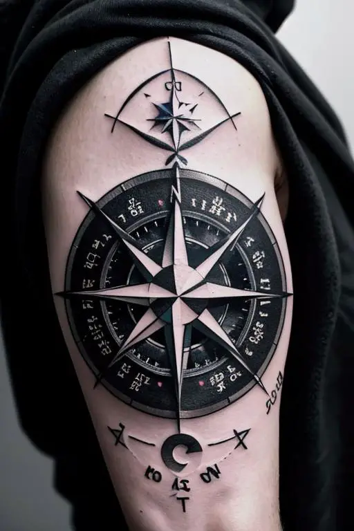 Compass Tattoo 28