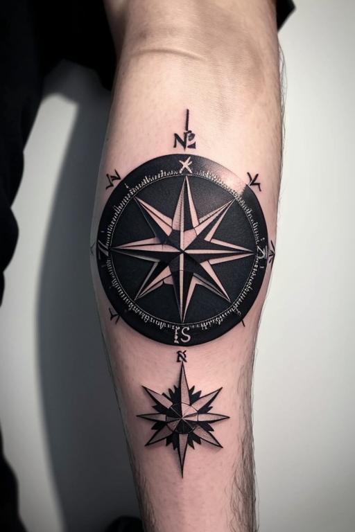 Compass Tattoo 29