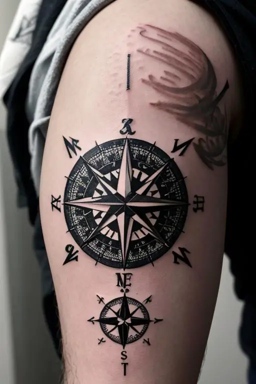 Compass Tattoo 33