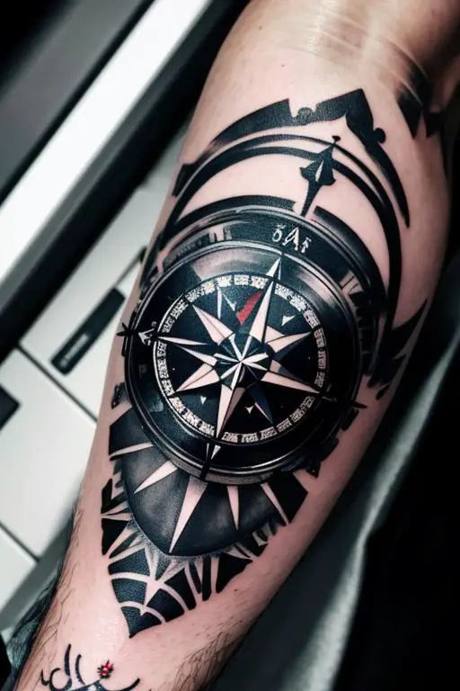 Compass Tattoo 35