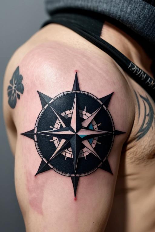 Compass Tattoo 36