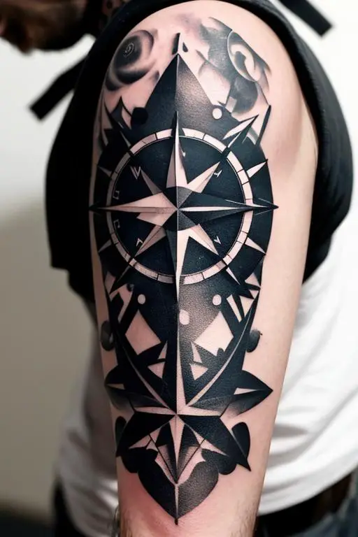 Compass Tattoo 38