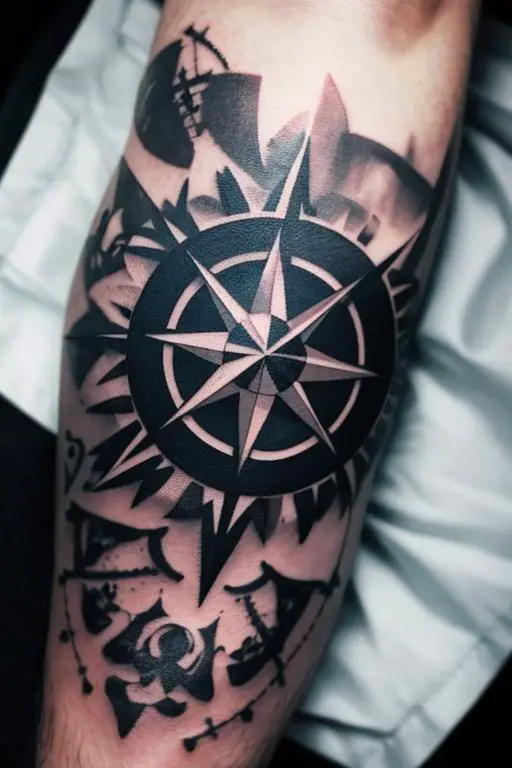 Compass Tattoo 40