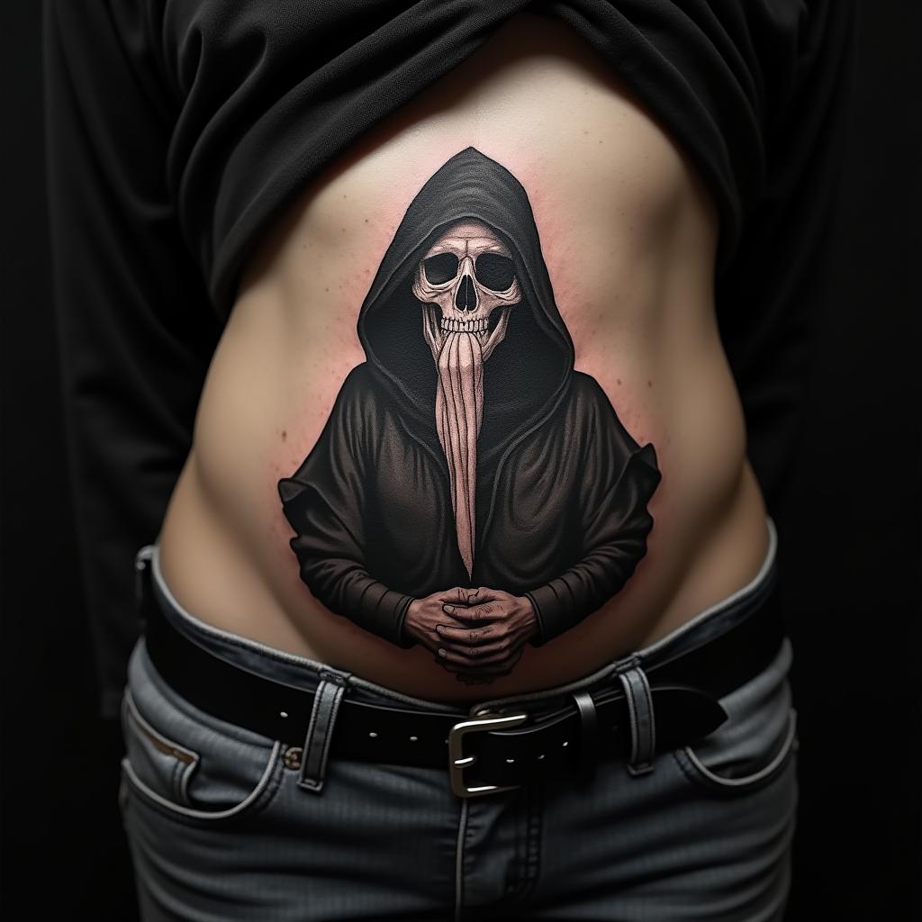 Gothic Plague Doctor Tattoo 1