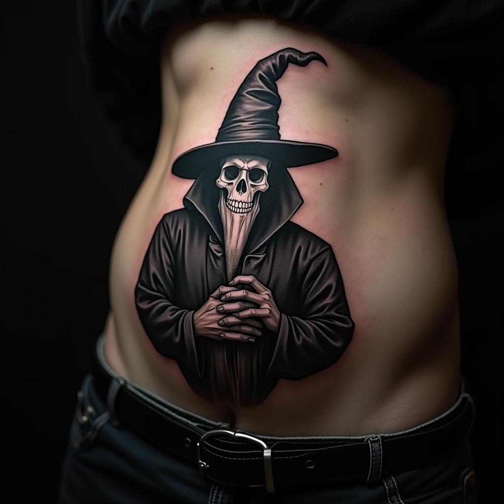 Gothic Plague Doctor Tattoo 2