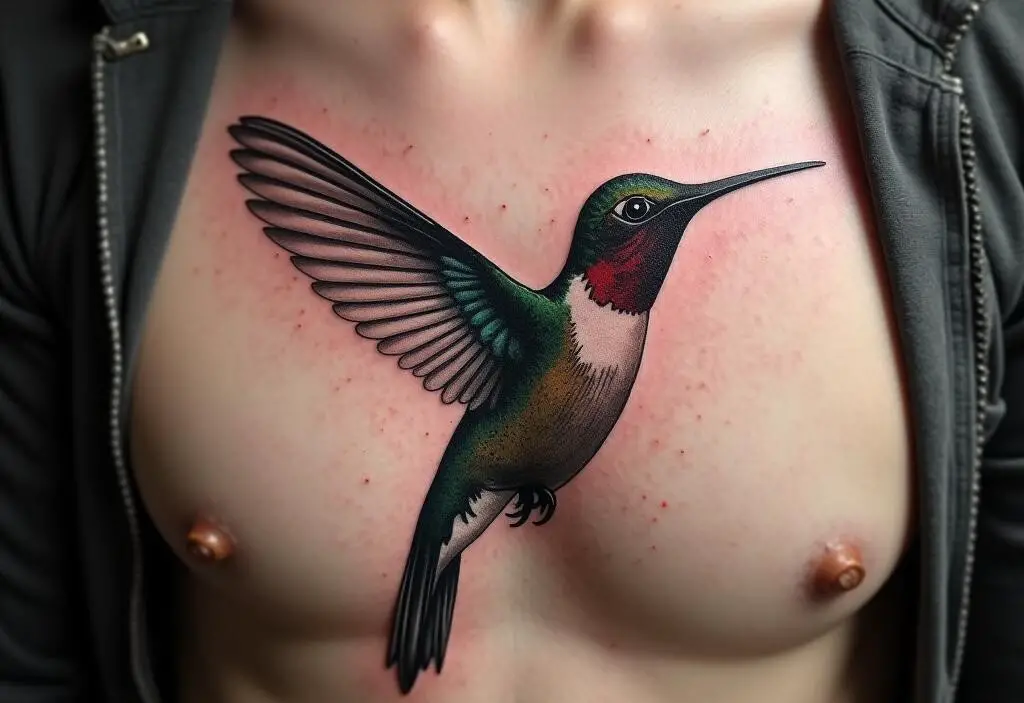 Humming Bird Tattoo 1