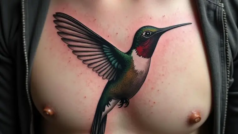 Humming Bird Tattoo 1