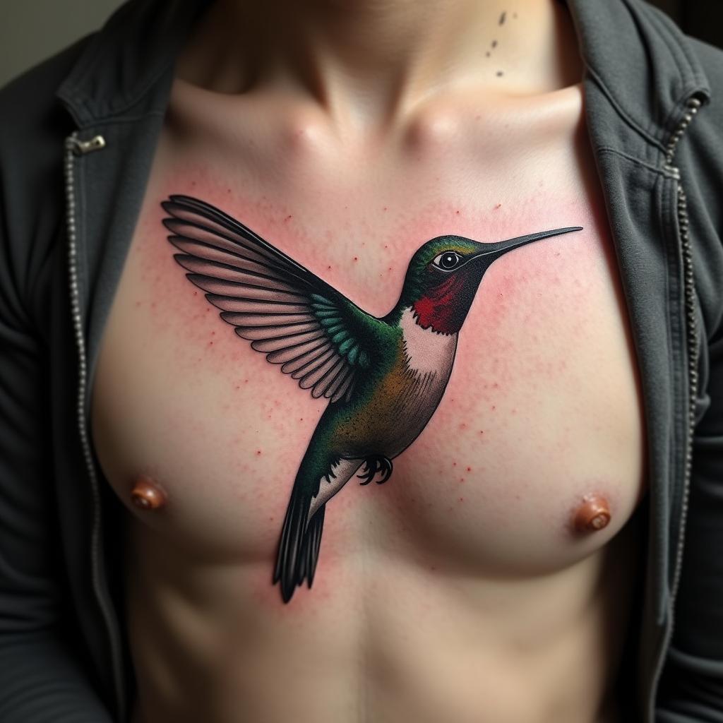 Humming Bird Tattoo 1