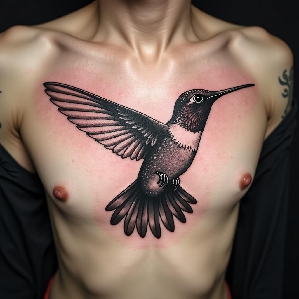 Humming Bird Tattoo 10