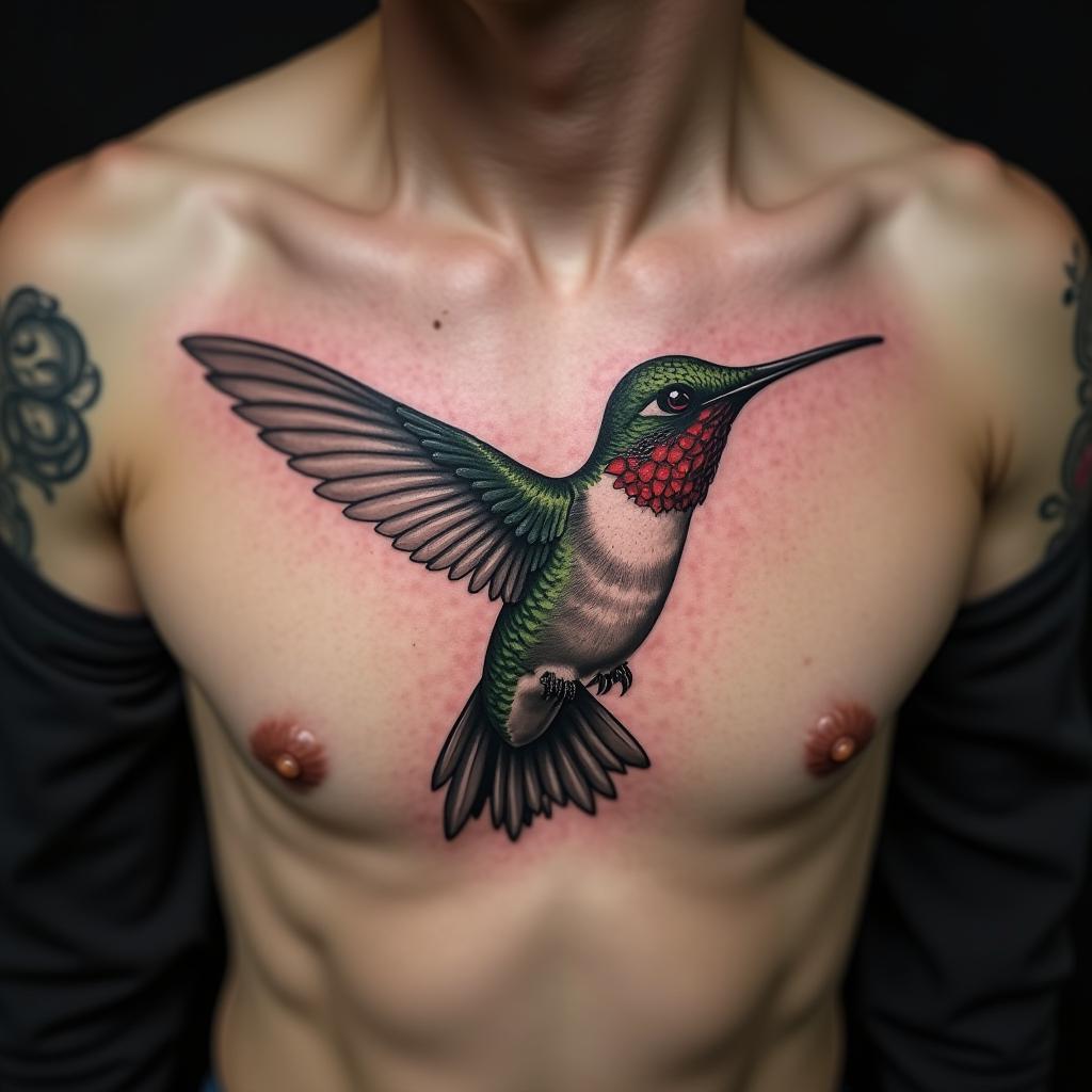 Humming Bird Tattoo 12