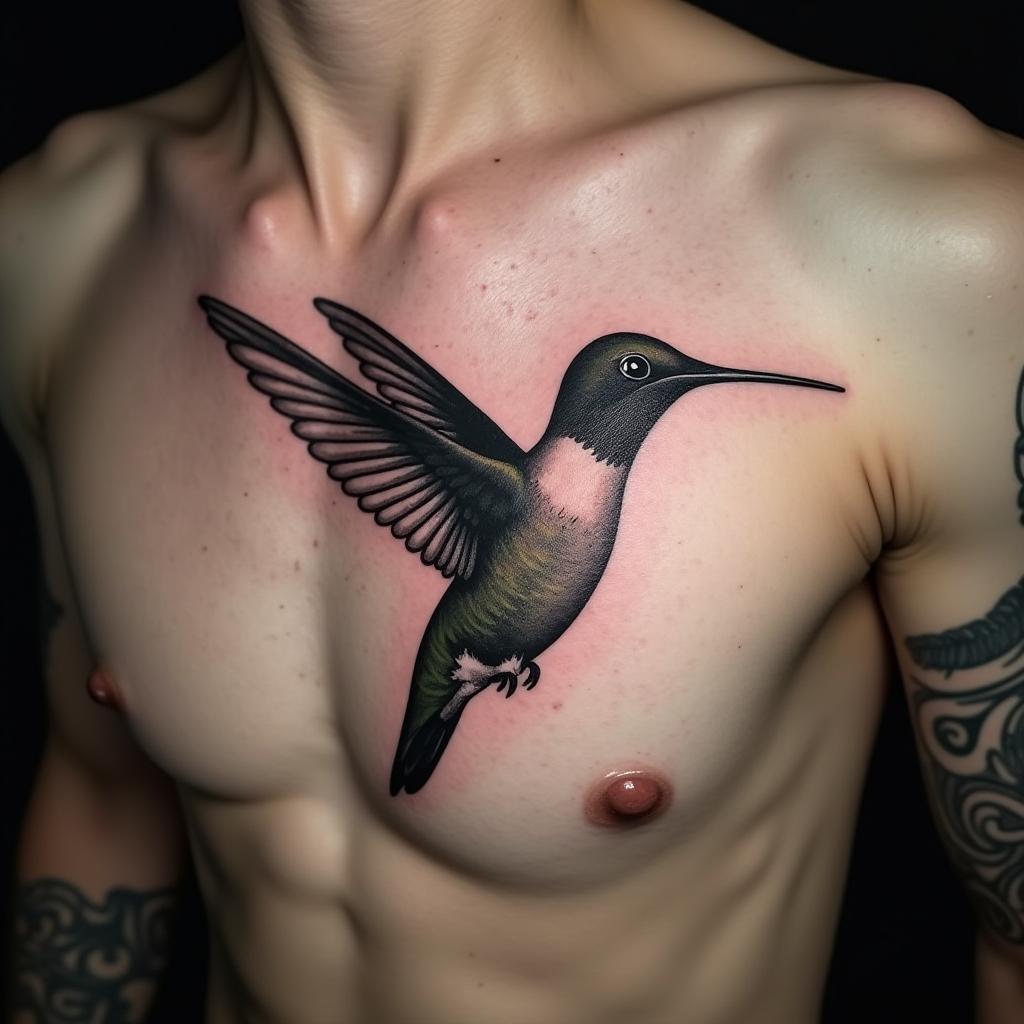 Humming Bird Tattoo 2