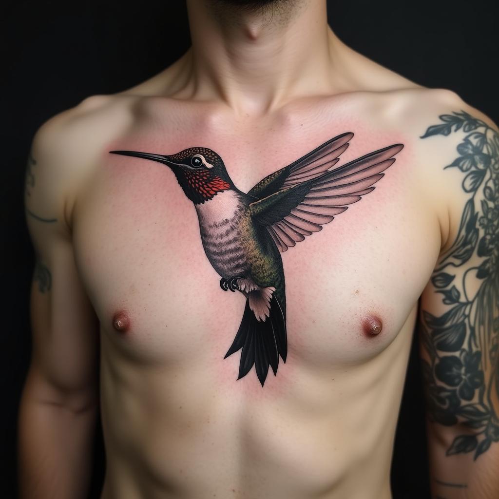 Humming Bird Tattoo 8