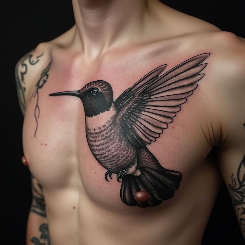 Humming Bird Tattoo 9