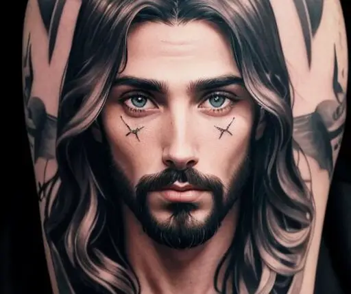 Jesus Tattoo 1