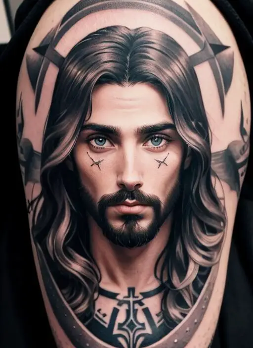 Jesus Tattoo 1