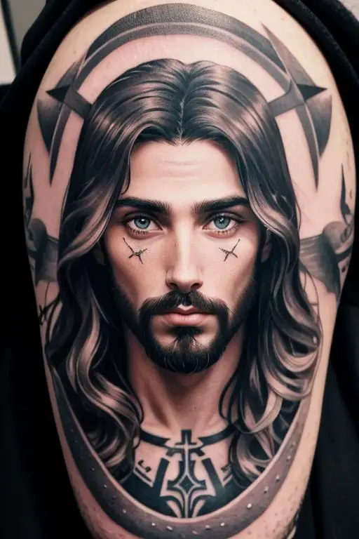 Jesus Tattoo 1