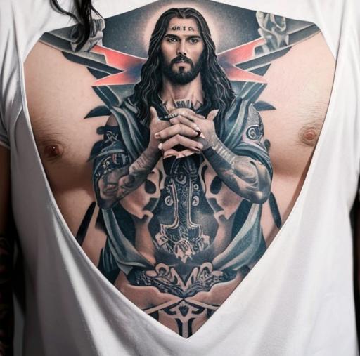 Jesus Tattoo 4