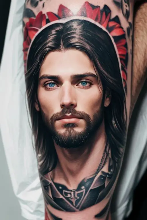 Jesus Tattoo 6