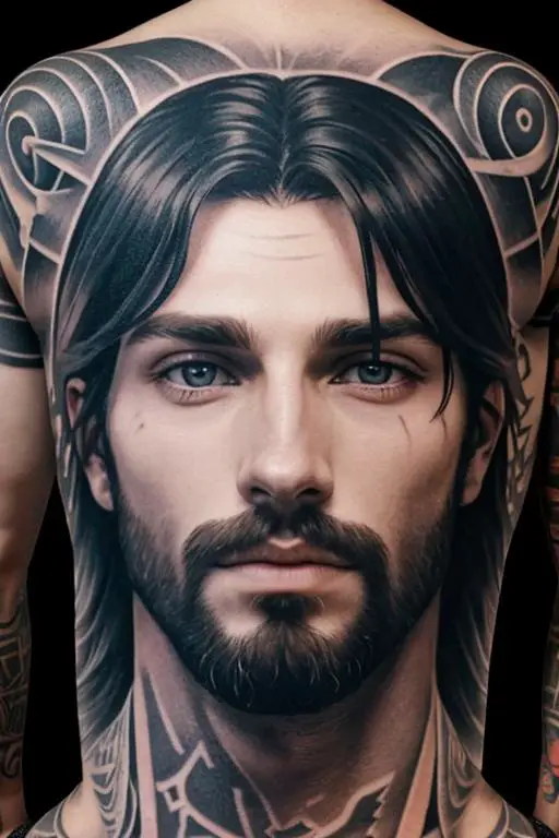 Jesus Tattoo 9