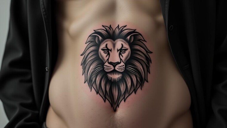 Leo Sign Tattoo 1