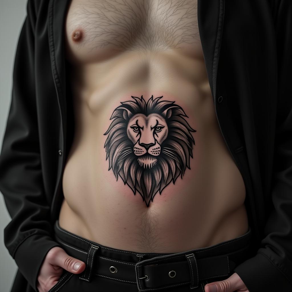 Leo Sign Tattoo 1