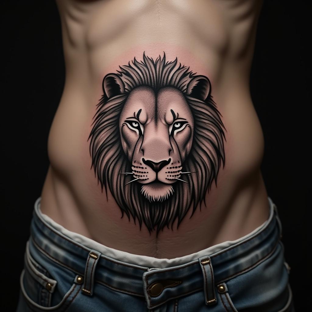 Leo Sign Tattoo 2