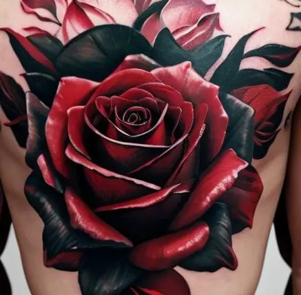 Man Rose Tattoo 1