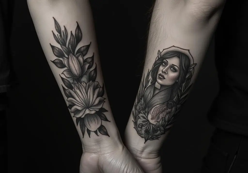 Matching Couple Tattoo 10