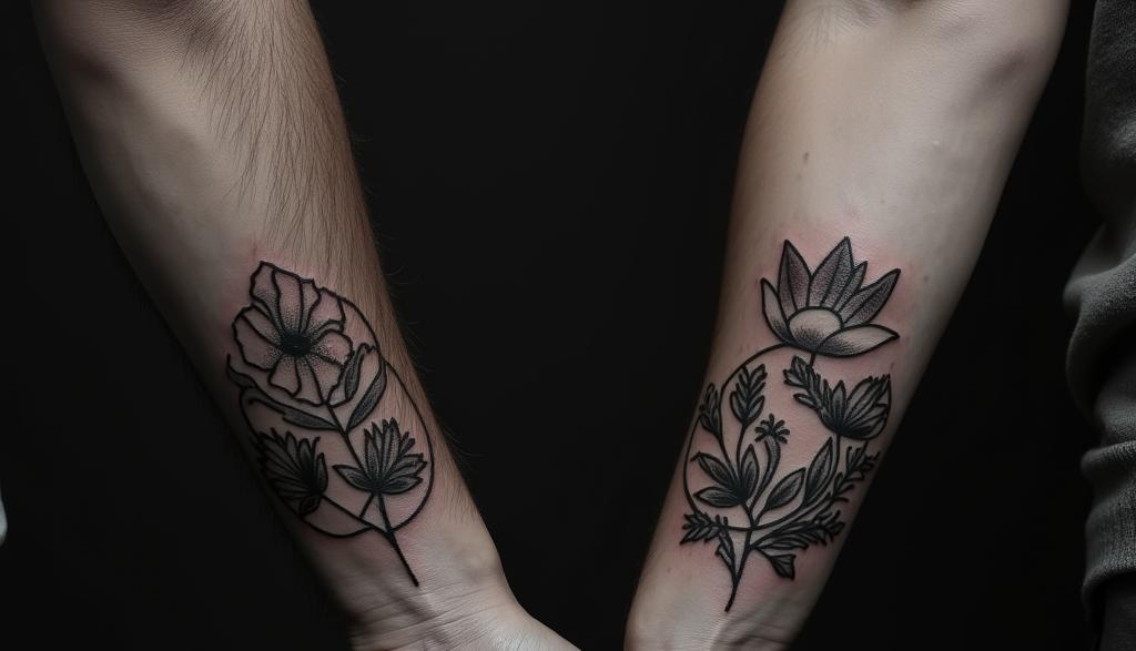 Matching Couple Tattoo 6