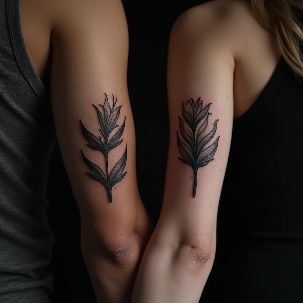 Matching Couple Tattoo 7