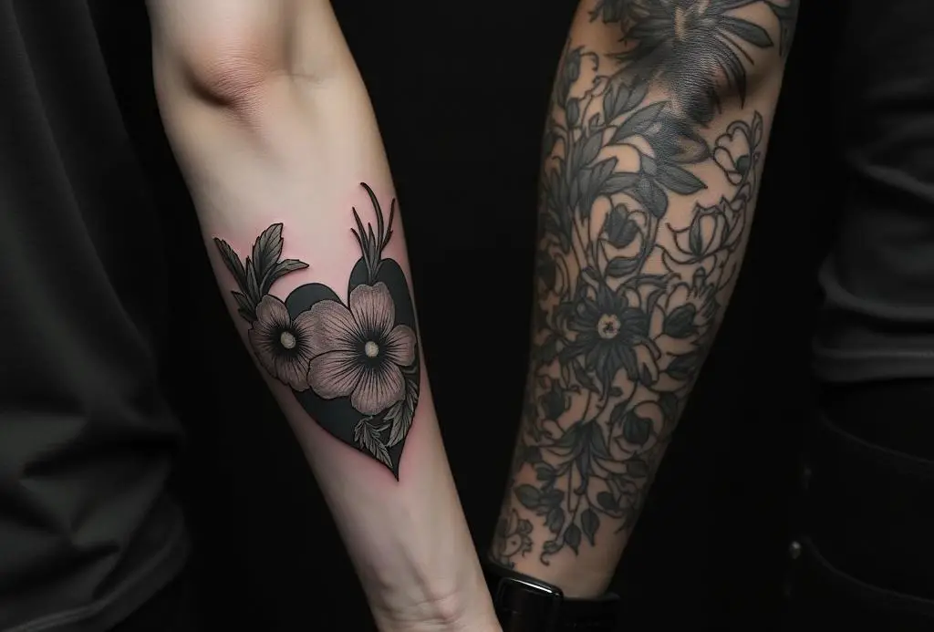 Matching Couple Tattoo 8