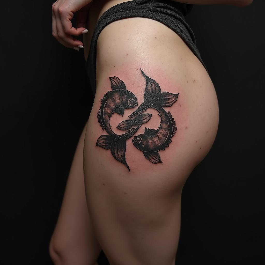 Pisces Sign Tattoo 15