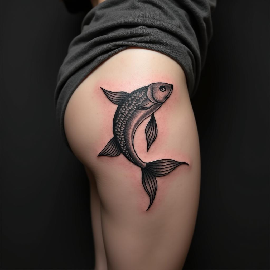 Pisces Sign Tattoo 25