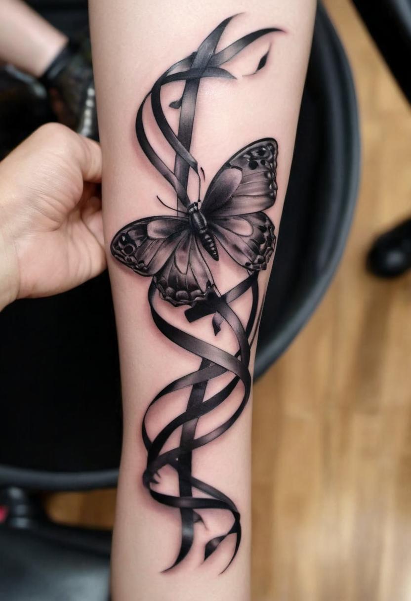 Ribbon Tattoo, On 150