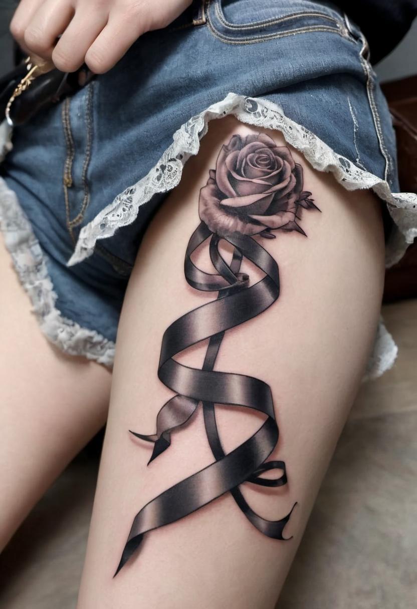 Ribbon Tattoo, On 166