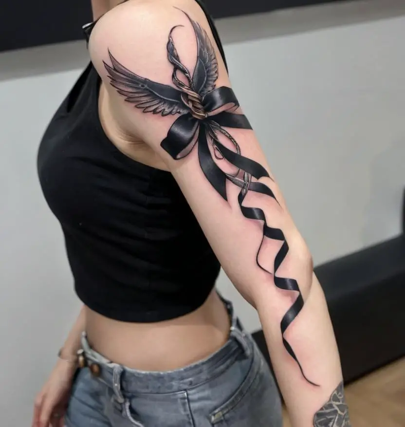 Ribbon Tattoo, On 25