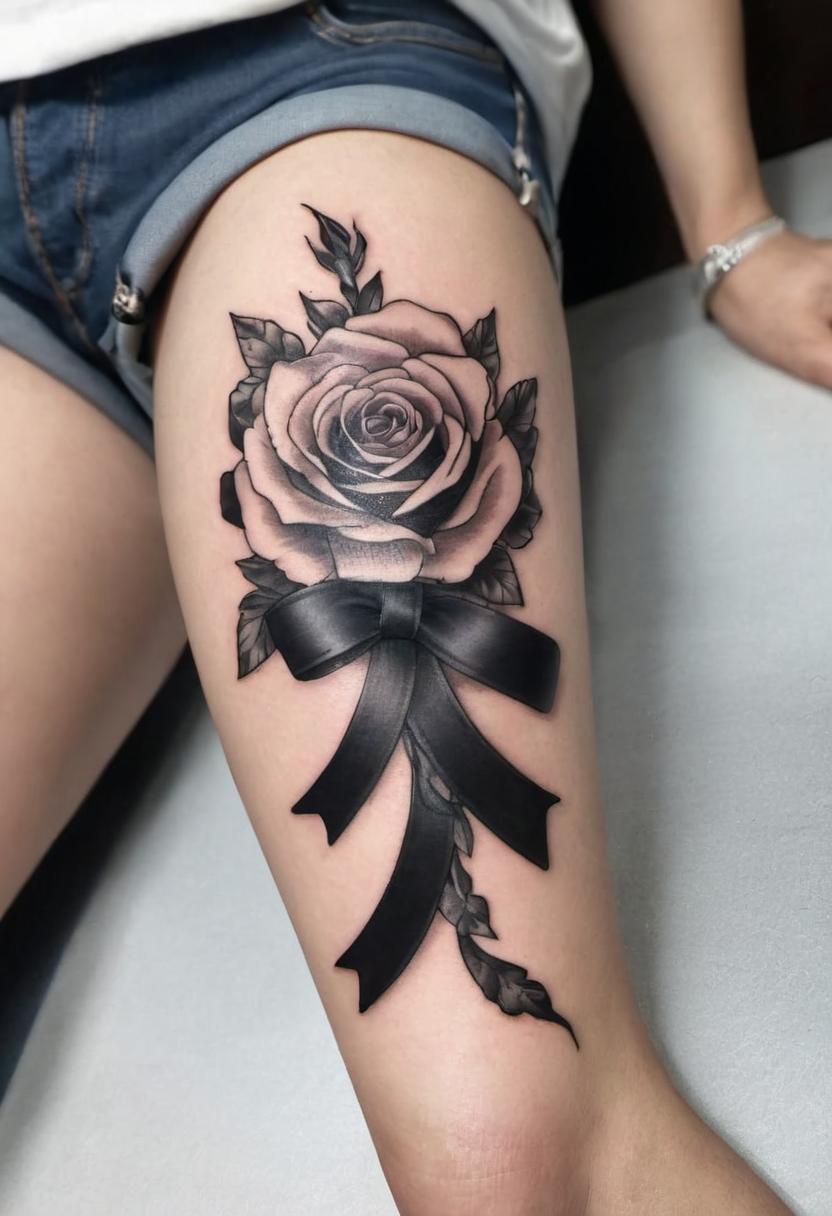 Ribbon Tattoo, On 34