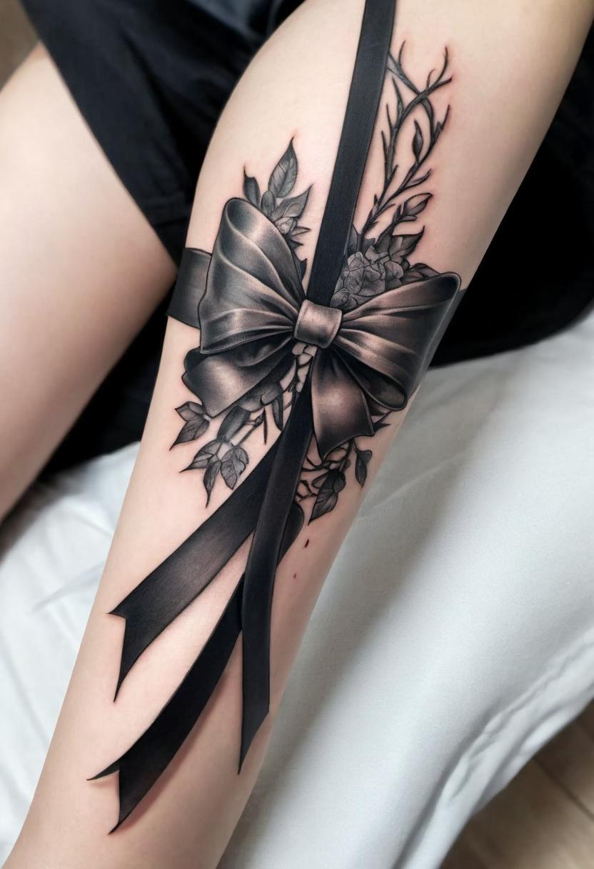 Ribbon Tattoo, On 40