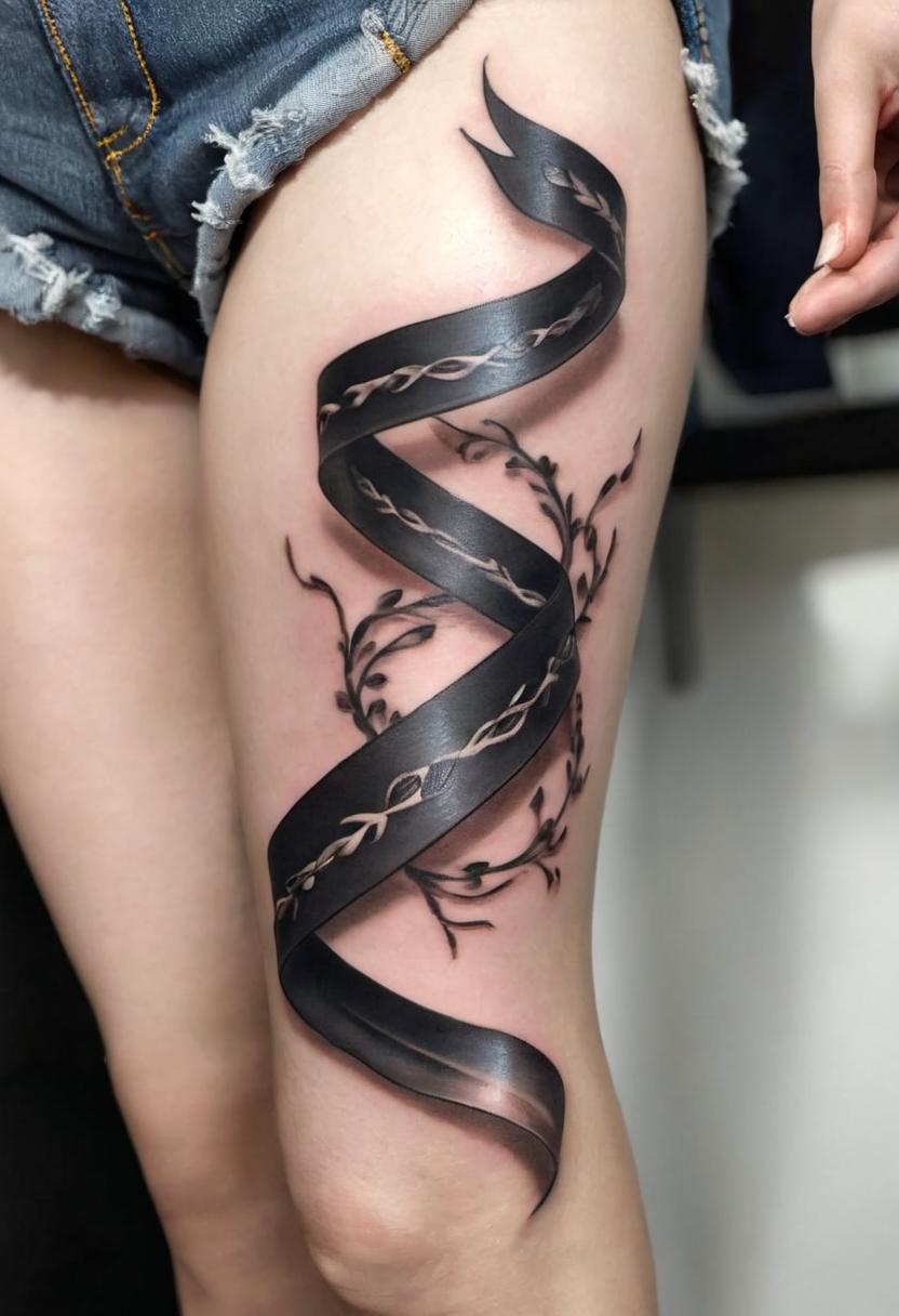 Ribbon Tattoo, On 41