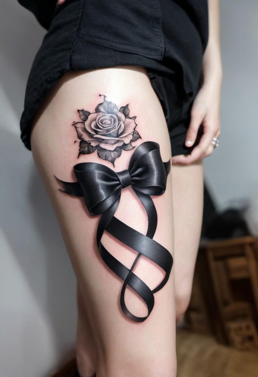 Ribbon Tattoo, On 45