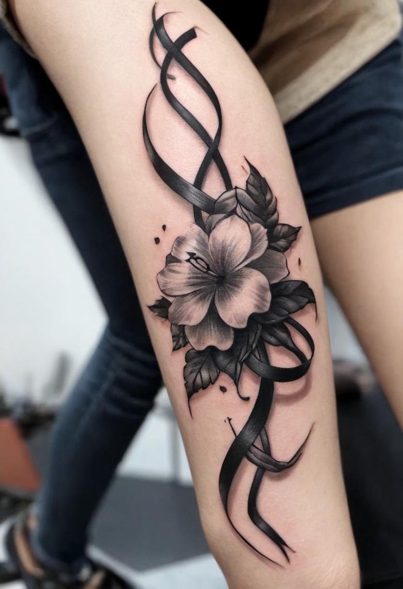 Ribbon Tattoo, On 54