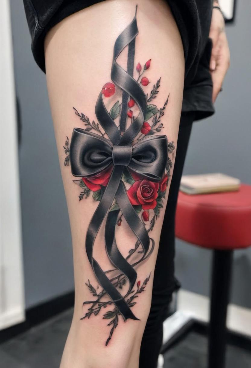 Ribbon Tattoo, On 55